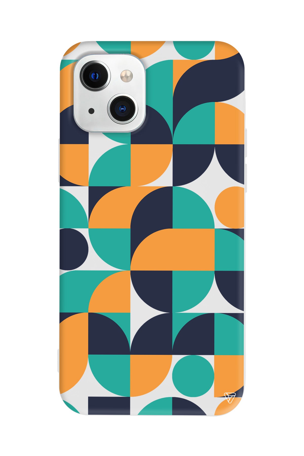 Abstract Desen 9 Lansman Model İçi Kadife Silikon Telefon Kılıfı