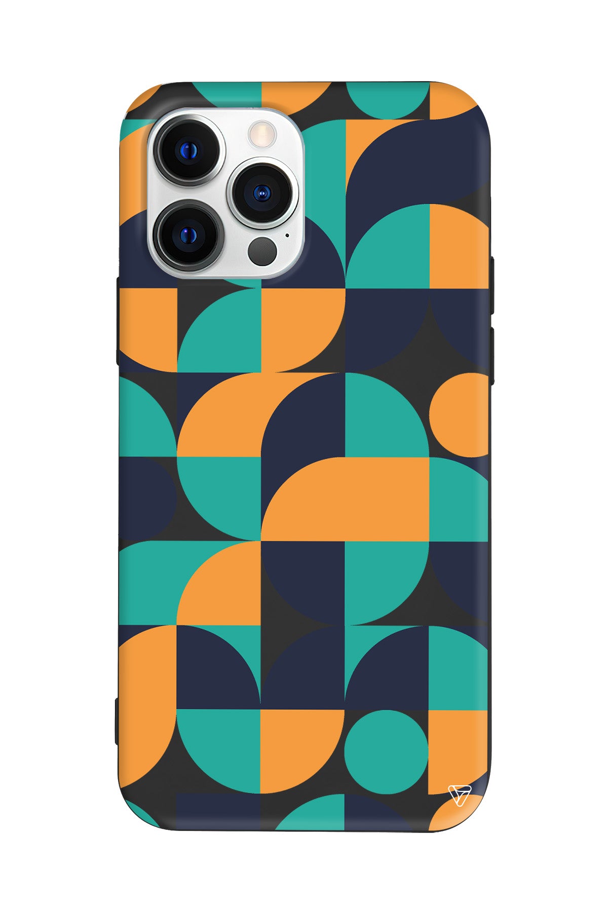 Abstract Desen 9 Lansman Model İçi Kadife Silikon Telefon Kılıfı