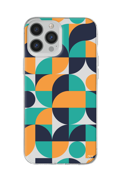 Abstract Desen 9 Lansman Model İçi Kadife Silikon Telefon Kılıfı