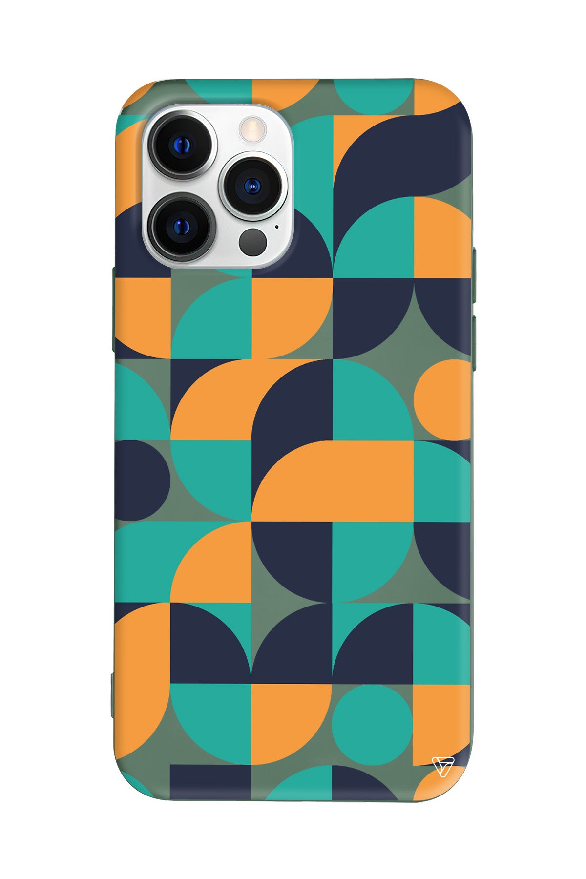 Abstract Desen 9 Lansman Model İçi Kadife Silikon Telefon Kılıfı