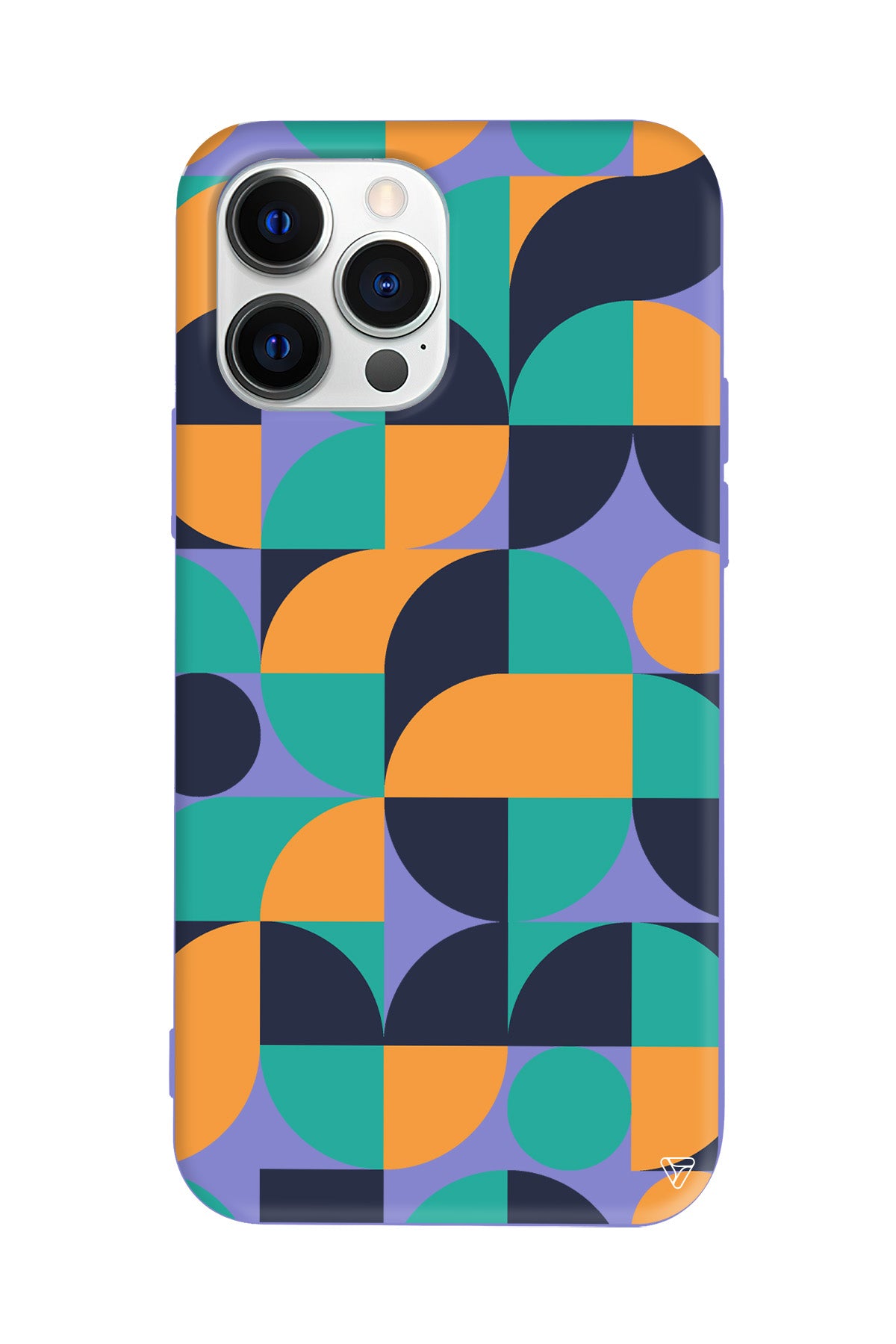 Abstract Desen 9 Lansman Model İçi Kadife Silikon Telefon Kılıfı