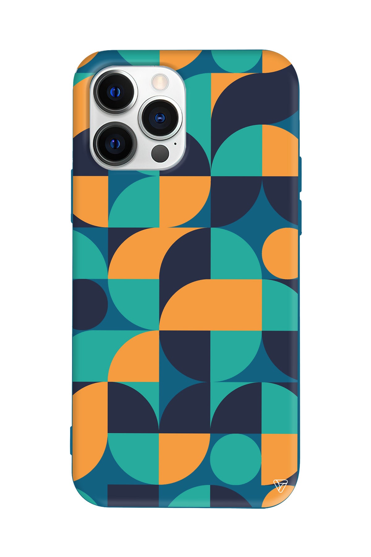 Abstract Desen 9 Lansman Model İçi Kadife Silikon Telefon Kılıfı