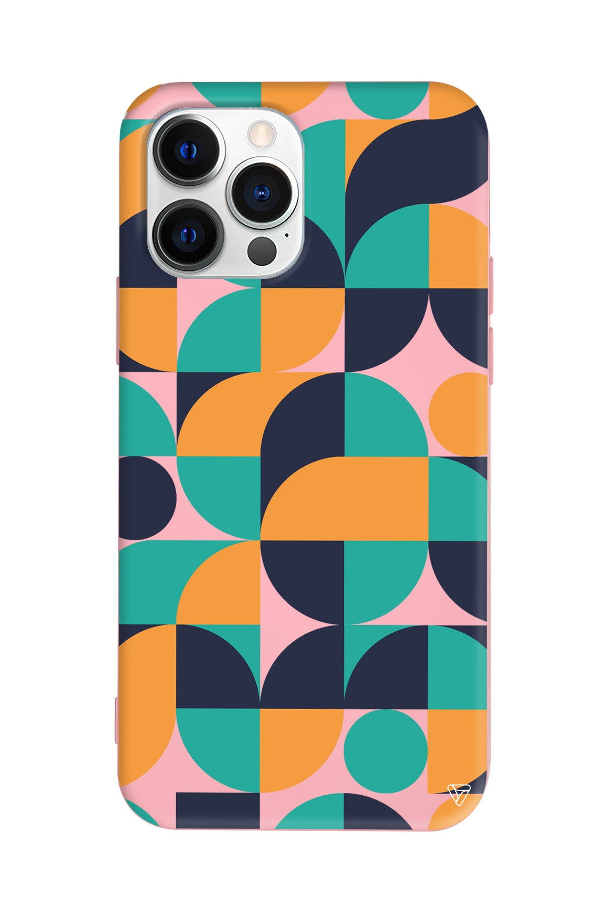 Abstract Desen 9 Lansman Model İçi Kadife Silikon Telefon Kılıfı