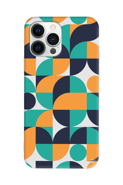 Abstract Desen 9 Lansman Model İçi Kadife Silikon Telefon Kılıfı