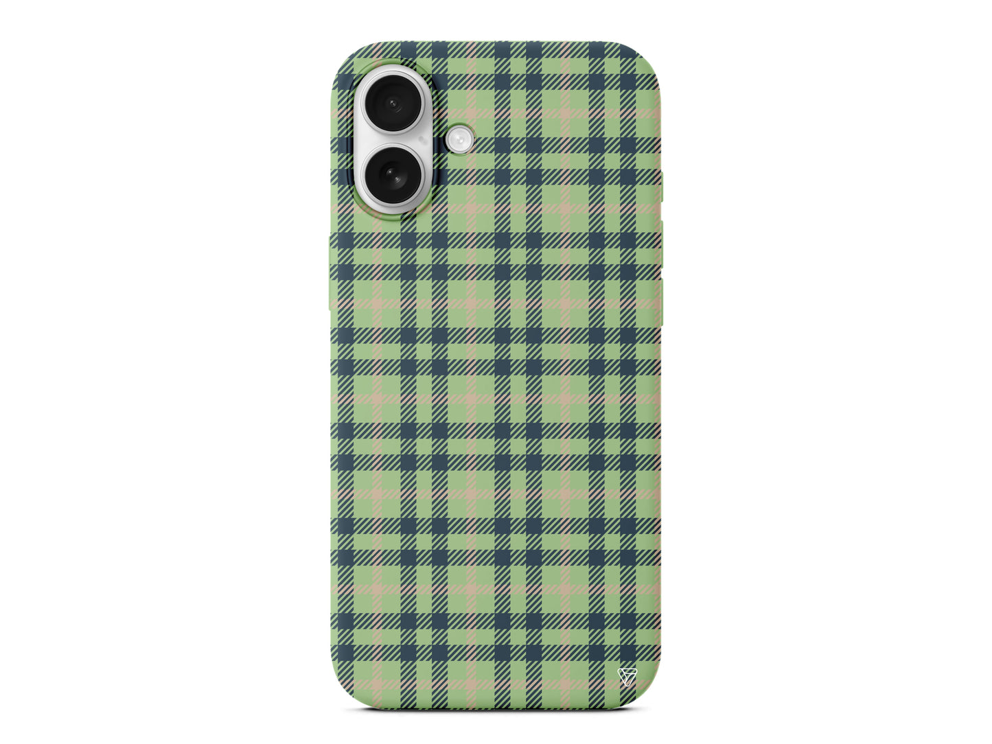 Ekose Lansman Model İçi Kadife Silikon Telefon Kılıfı