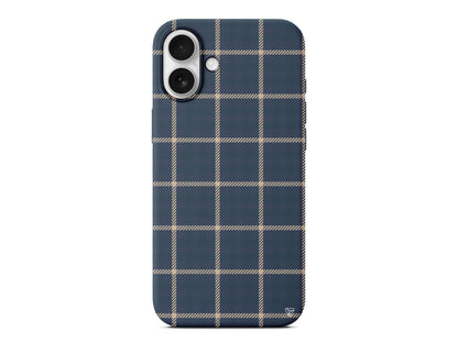 Ekose Lansman Model İçi Kadife Silikon Telefon Kılıfı