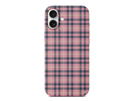 Ekose Lansman Model İçi Kadife Silikon Telefon Kılıfı – Plus Serisine Özel