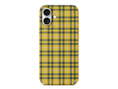 Ekose Lansman Model İçi Kadife Silikon Telefon Kılıfı