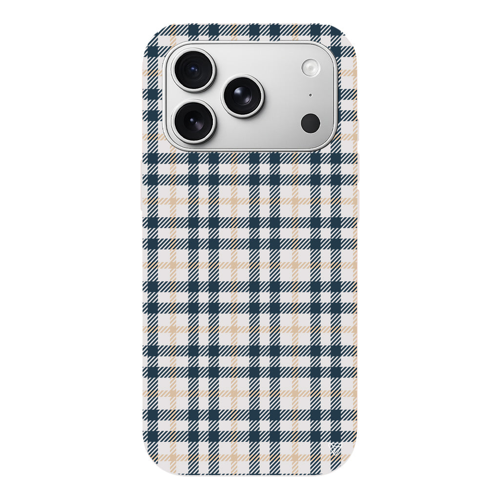 Ekose Lansman Model İçi Kadife Silikon Telefon Kılıfı