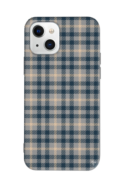 Ekose Lansman Model İçi Kadife Silikon Telefon Kılıfı