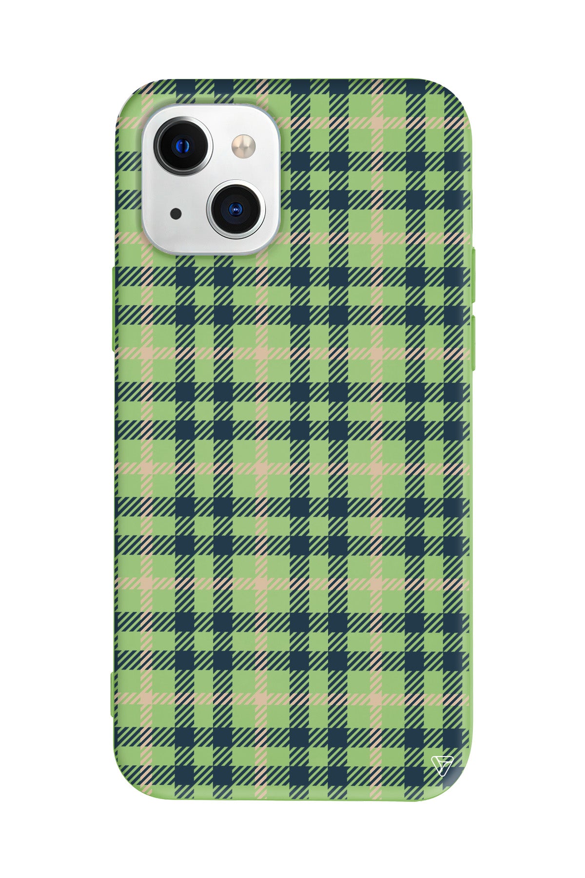 Ekose Lansman Model İçi Kadife Silikon Telefon Kılıfı