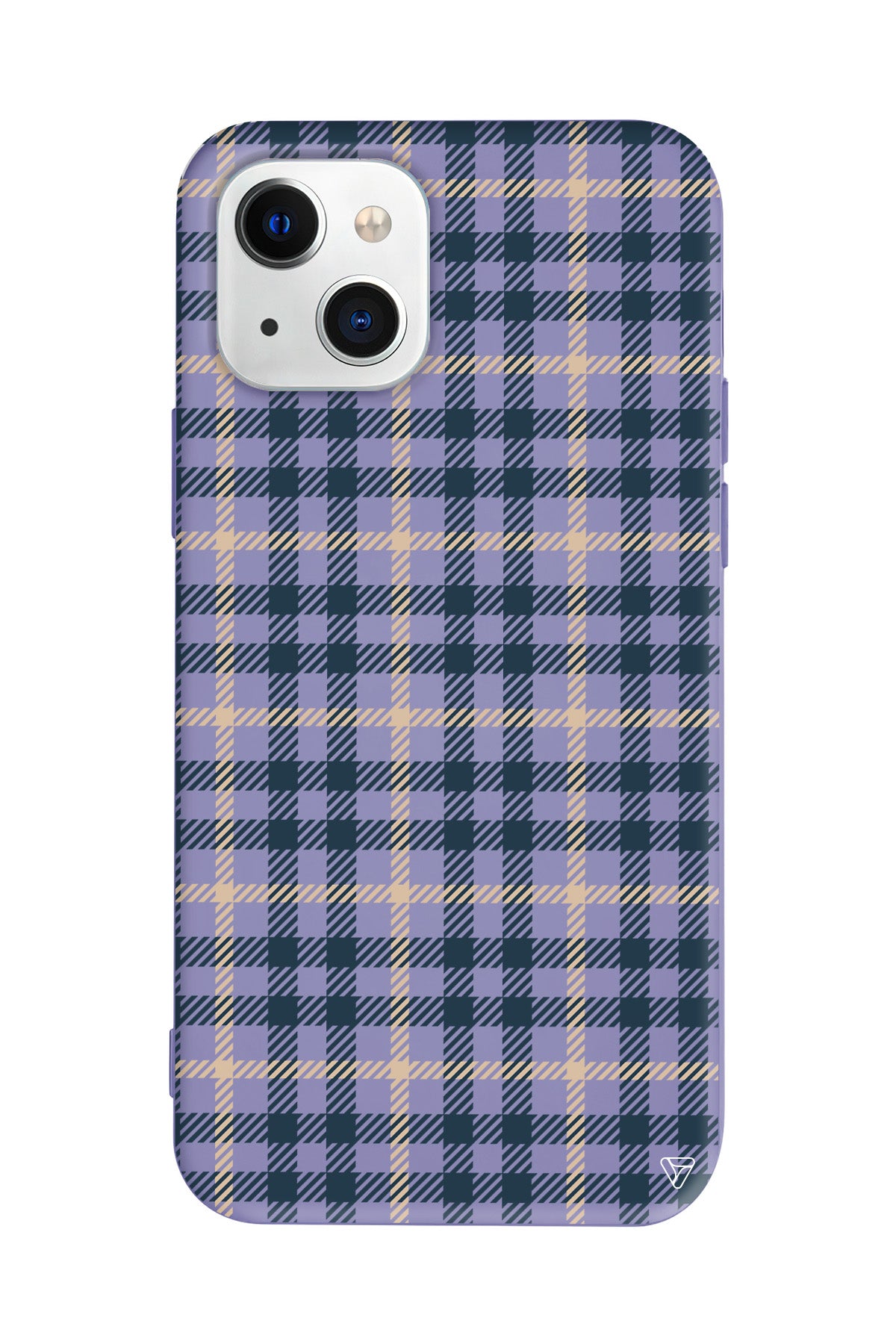 Ekose Lansman Model İçi Kadife Silikon Telefon Kılıfı