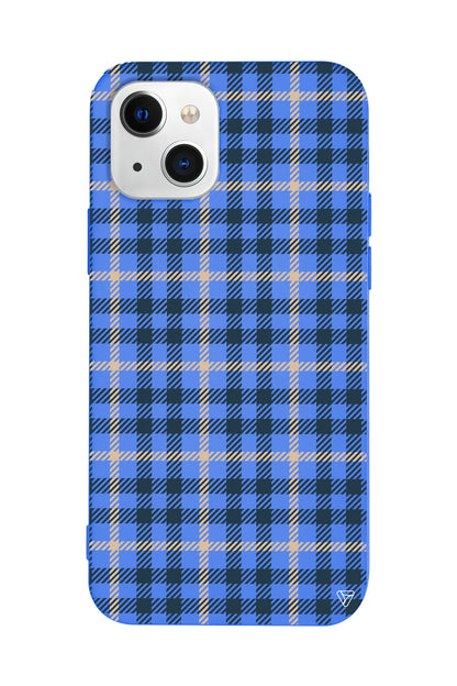 Ekose Lansman Model İçi Kadife Silikon Telefon Kılıfı