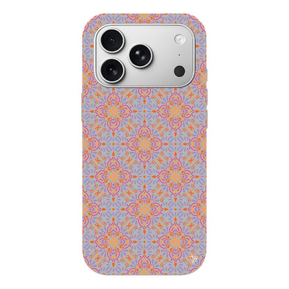 Botanik Desen Lansman Model İçi Kadife Silikon Telefon Kılıfı