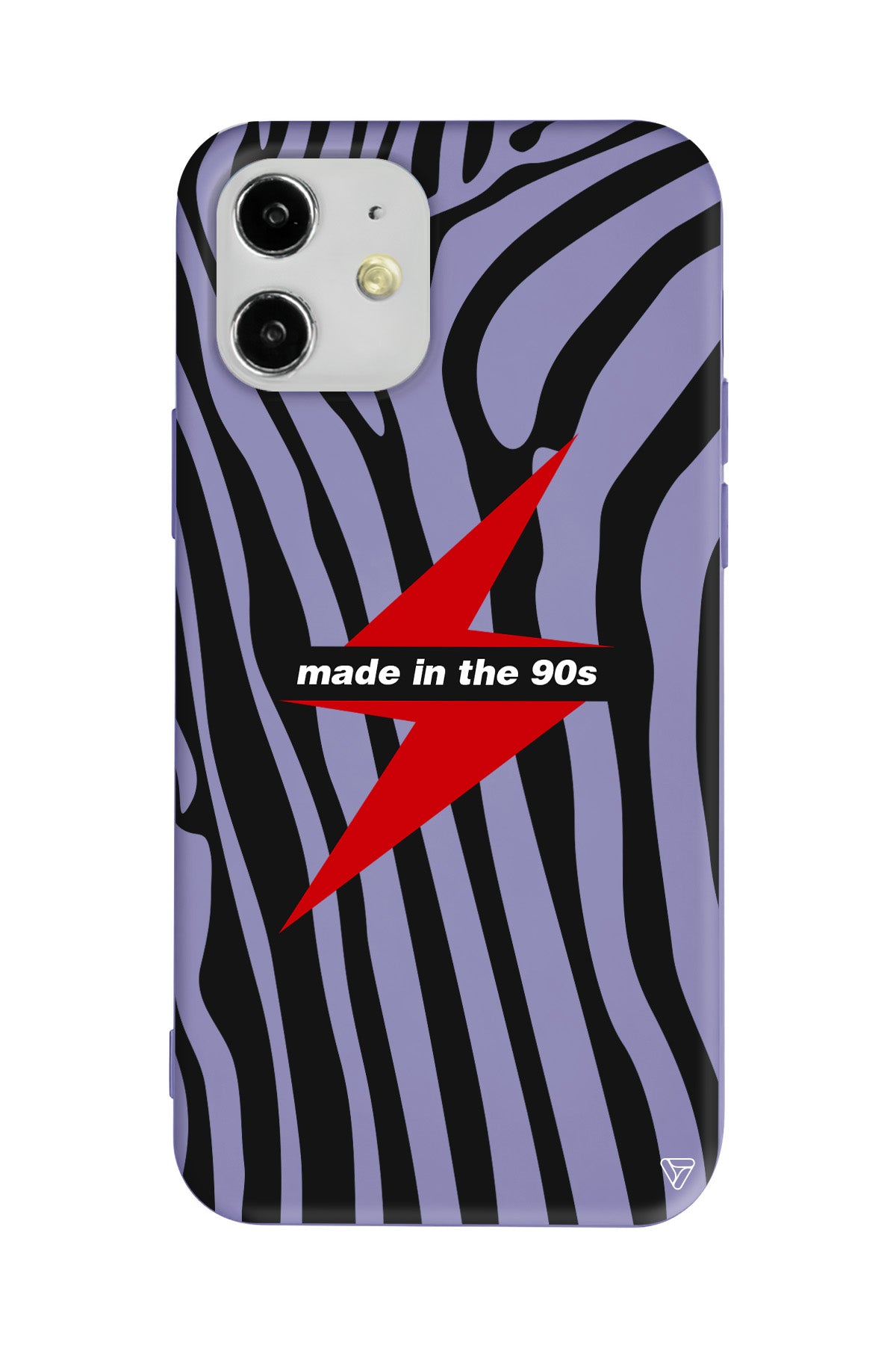 Red Lightning in 90s Lansman Model İçi Kadife Silikon Telefon Kılıfı