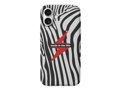 Red Lightning in 90s Lansman Model İçi Kadife Silikon Telefon Kılıfı – Plus Serisine Özel