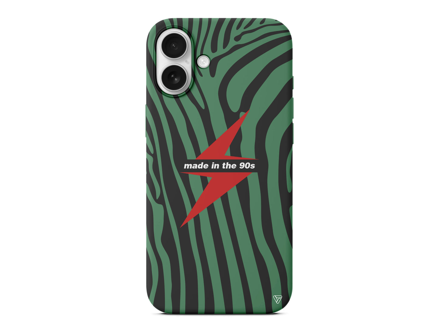 Red Lightning in 90s Lansman Model İçi Kadife Silikon Telefon Kılıfı