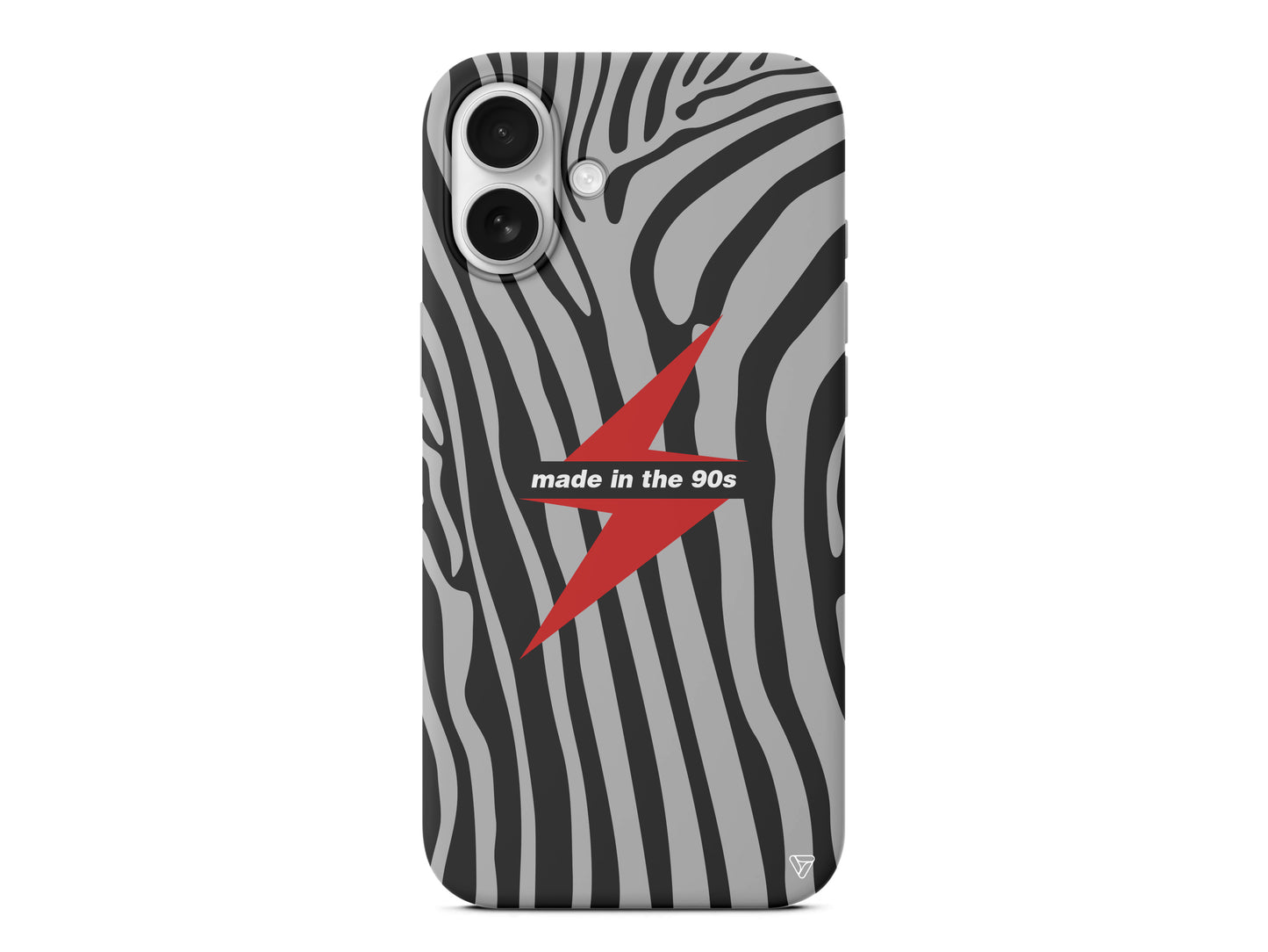 Red Lightning in 90s Lansman Model İçi Kadife Silikon Telefon Kılıfı – Plus Serisine Özel