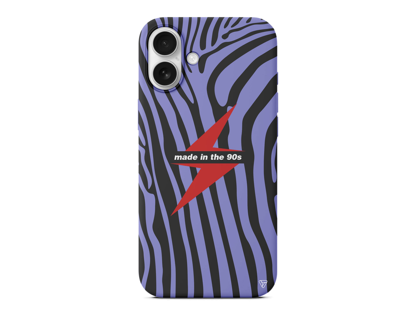 Red Lightning in 90s Lansman Model İçi Kadife Silikon Telefon Kılıfı