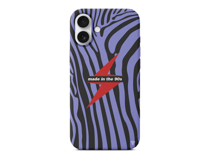 Red Lightning in 90s Lansman Model İçi Kadife Silikon Telefon Kılıfı