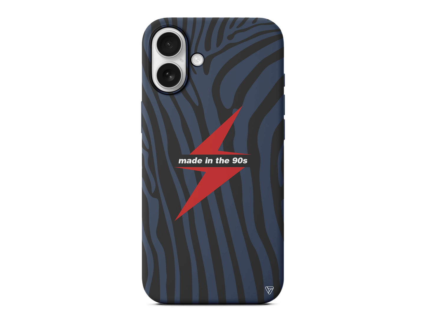 Red Lightning in 90s Lansman Model İçi Kadife Silikon Telefon Kılıfı