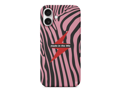 Red Lightning in 90s Lansman Model İçi Kadife Silikon Telefon Kılıfı – Plus Serisine Özel