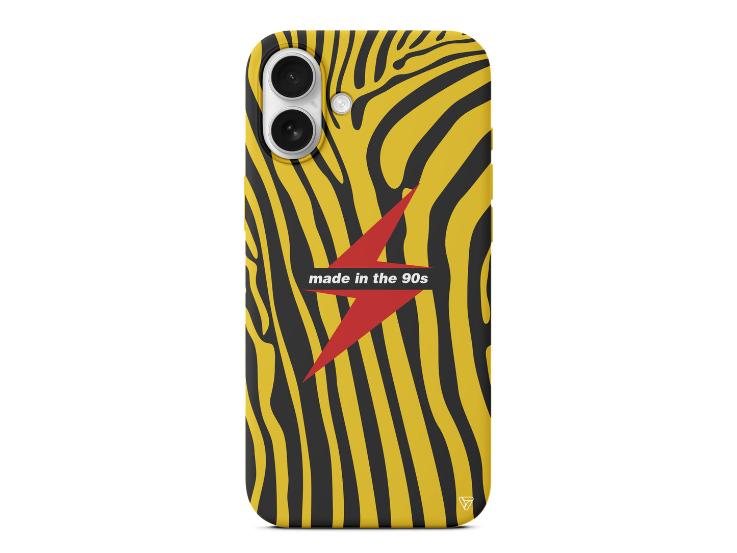 Red Lightning in 90s Lansman Model İçi Kadife Silikon Telefon Kılıfı