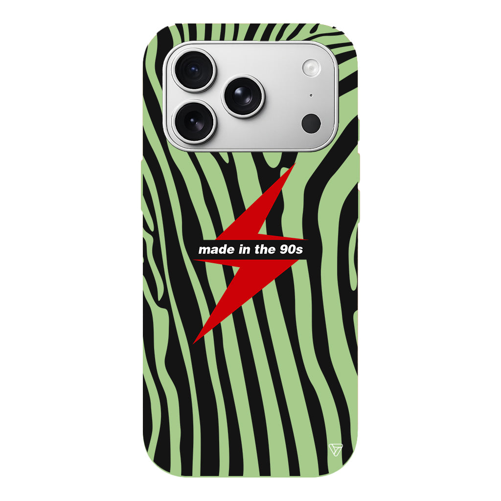 Red Lightning in 90s Lansman Model İçi Kadife Silikon Telefon Kılıfı