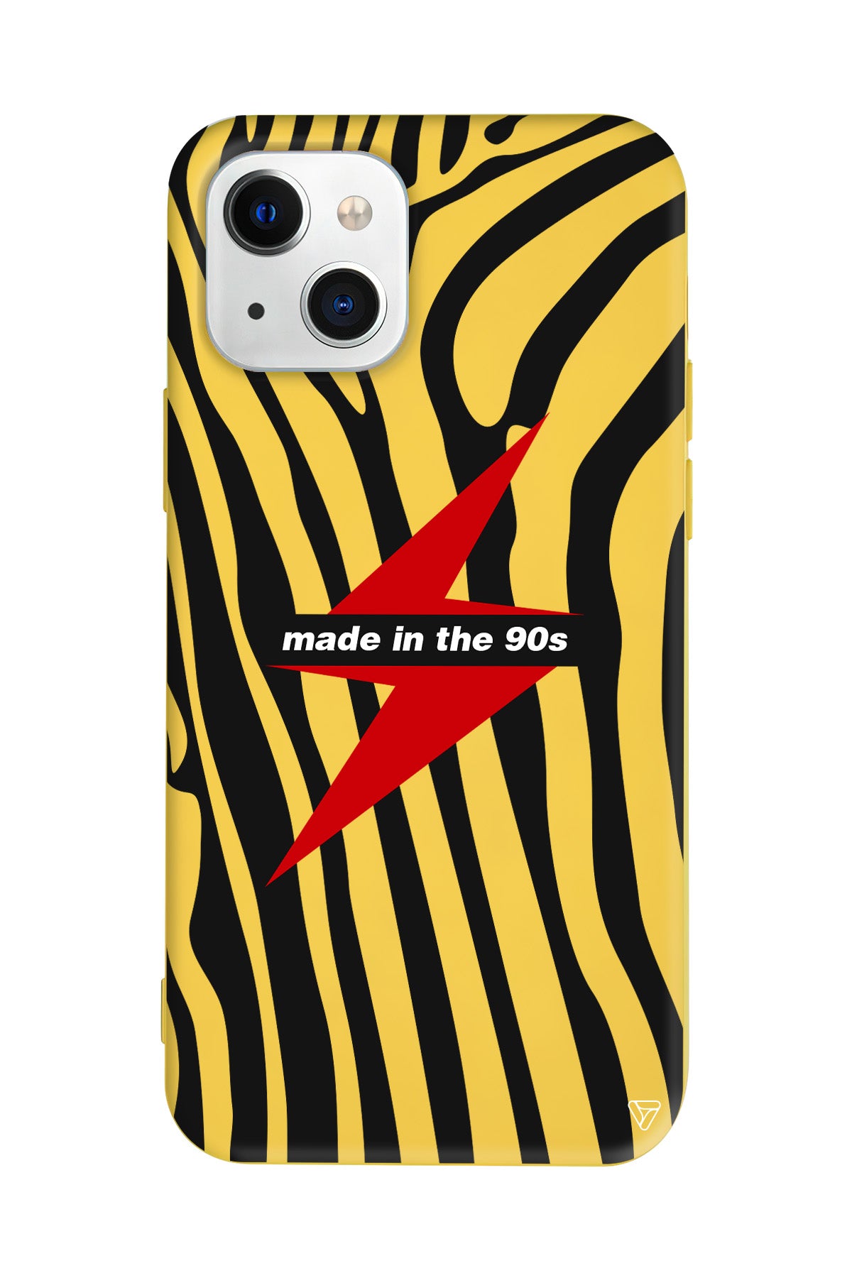 Red Lightning in 90s Lansman Model İçi Kadife Silikon Telefon Kılıfı