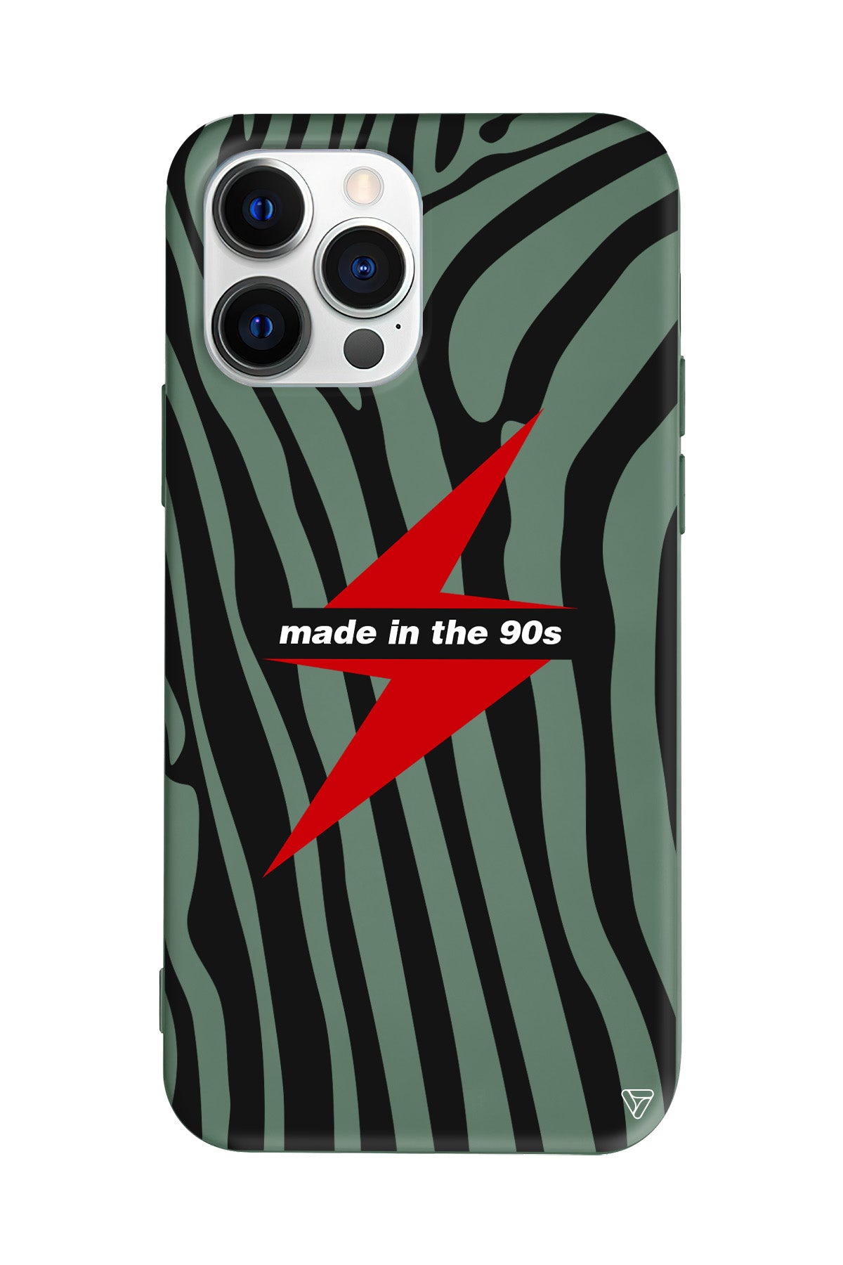 Red Lightning in 90s Lansman Model İçi Kadife Silikon Telefon Kılıfı