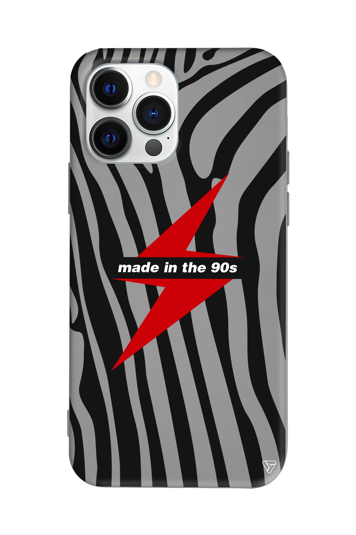 Red Lightning in 90s Lansman Model İçi Kadife Silikon Telefon Kılıfı