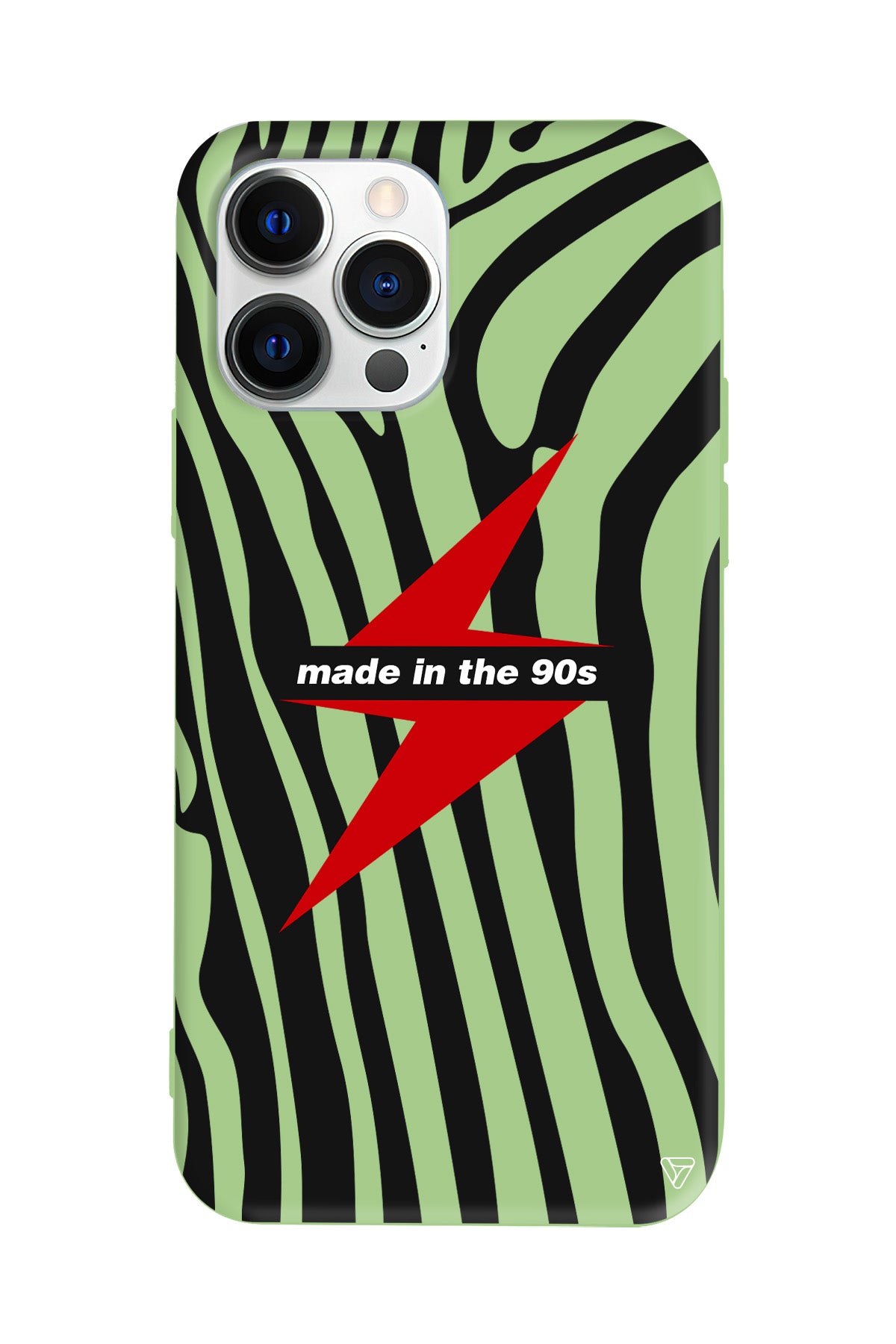 Red Lightning in 90s Lansman Model İçi Kadife Silikon Telefon Kılıfı