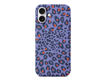 Tavus Kuşu Desenleri Lansman Model İçi Kadife Silikon Telefon Kılıfı