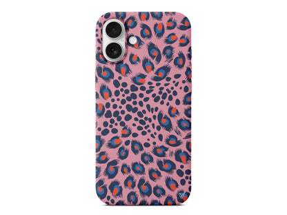 Tavus Kuşu Desenleri Lansman Model İçi Kadife Silikon Telefon Kılıfı