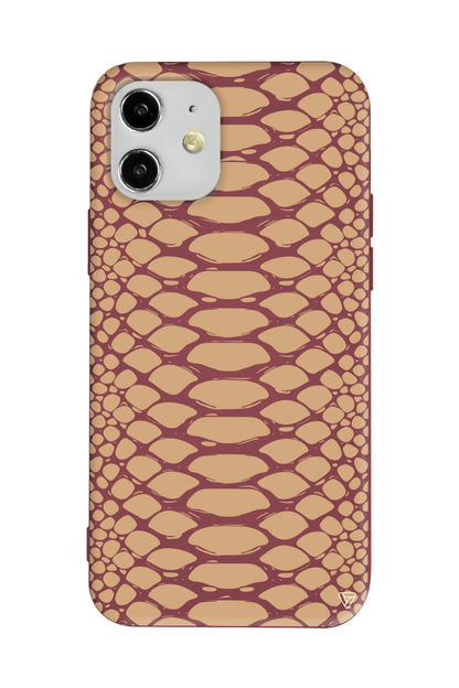 Yılan Derisi 2 Lansman Model İçi Kadife Silikon Telefon Kılıfı