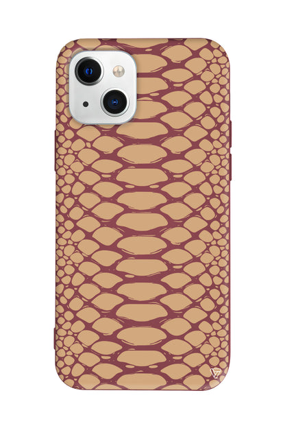 Yılan Derisi 2 Lansman Model İçi Kadife Silikon Telefon Kılıfı