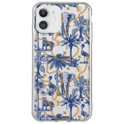 Filler ve Zincir Lansman Model İçi Kadife Silikon Telefon Kılıfı