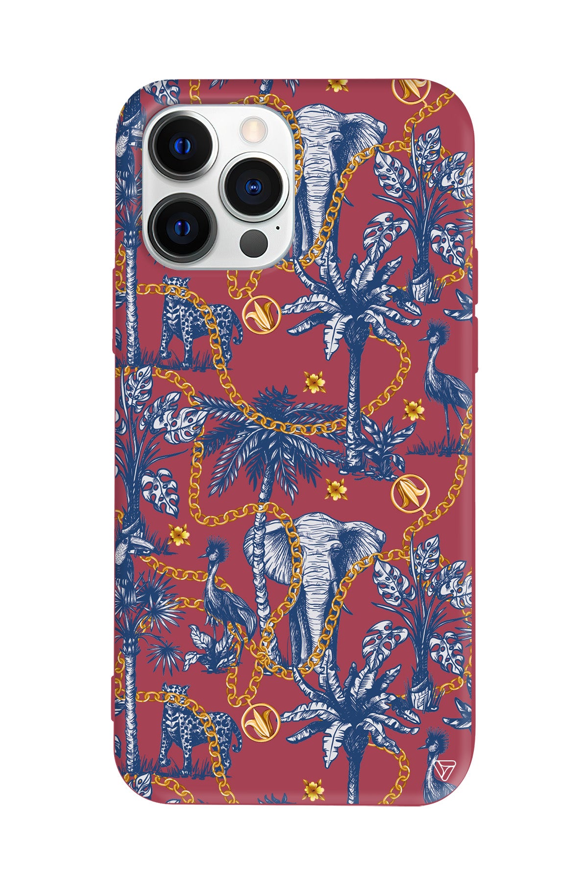 Filler ve Zincir Lansman Model İçi Kadife Silikon Telefon Kılıfı