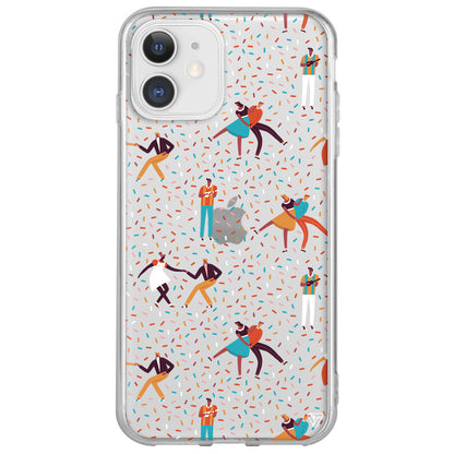 Dans ve İnsanlar Lansman Model İçi Kadife Silikon Telefon Kılıfı