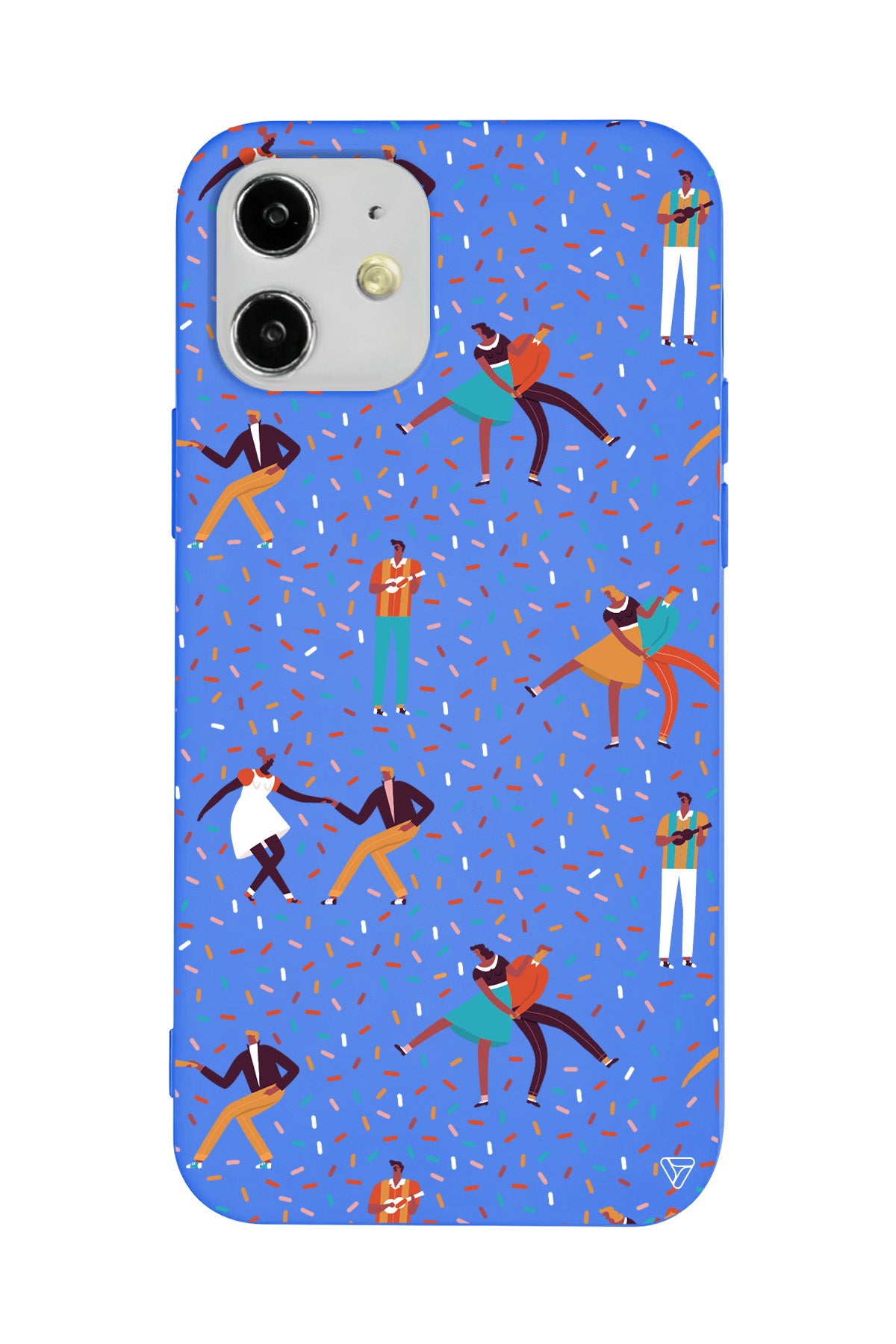 Dans ve İnsanlar Lansman Model İçi Kadife Silikon Telefon Kılıfı