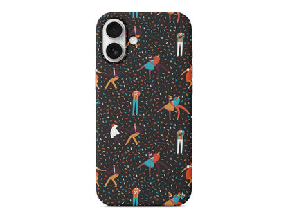 Dans ve İnsanlar Lansman Model İçi Kadife Silikon Telefon Kılıfı – Plus Serisine Özel