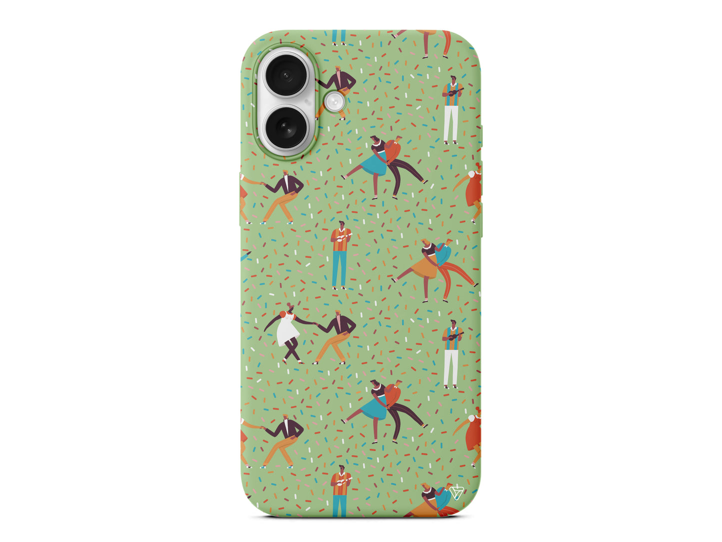 Dans ve İnsanlar Lansman Model İçi Kadife Silikon Telefon Kılıfı