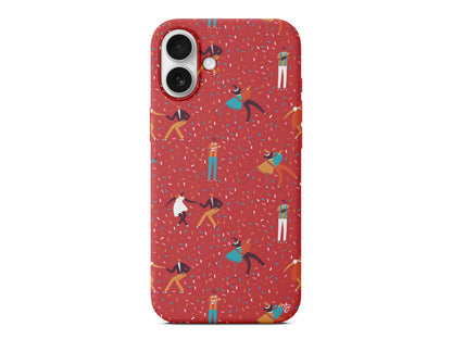 Dans ve İnsanlar Lansman Model İçi Kadife Silikon Telefon Kılıfı – Plus Serisine Özel