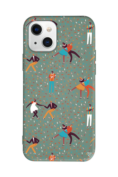 Dans ve İnsanlar Lansman Model İçi Kadife Silikon Telefon Kılıfı – Plus Serisine Özel