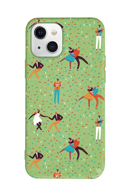 Dans ve İnsanlar Lansman Model İçi Kadife Silikon Telefon Kılıfı – Plus Serisine Özel