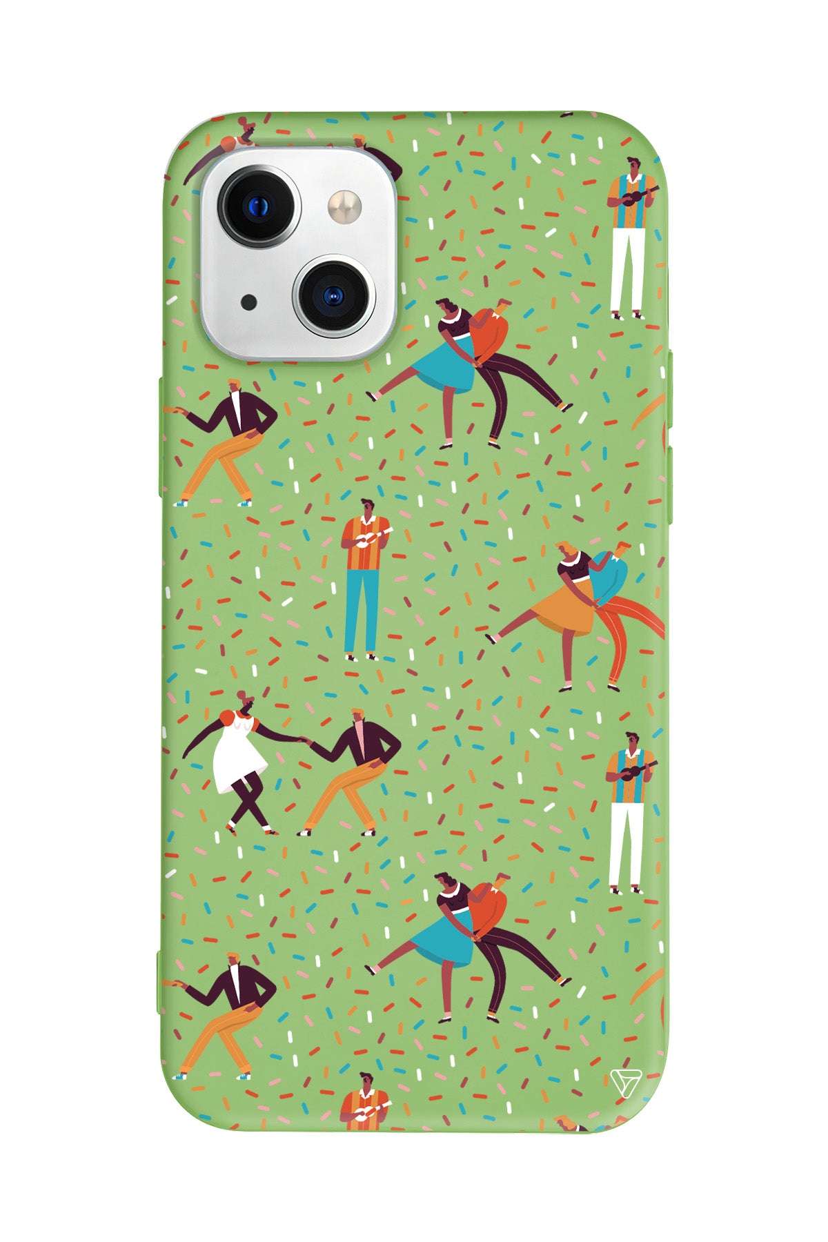 Dans ve İnsanlar Lansman Model İçi Kadife Silikon Telefon Kılıfı