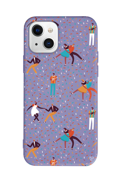 Dans ve İnsanlar Lansman Model İçi Kadife Silikon Telefon Kılıfı – Plus Serisine Özel