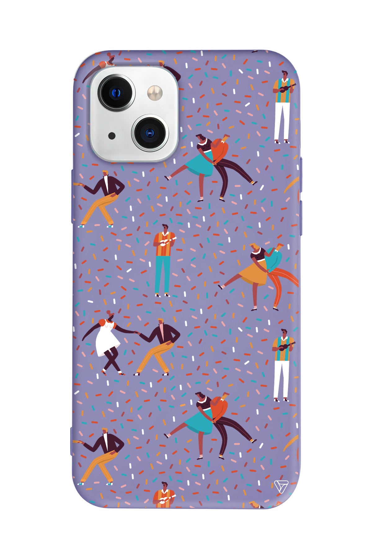 Dans ve İnsanlar Lansman Model İçi Kadife Silikon Telefon Kılıfı