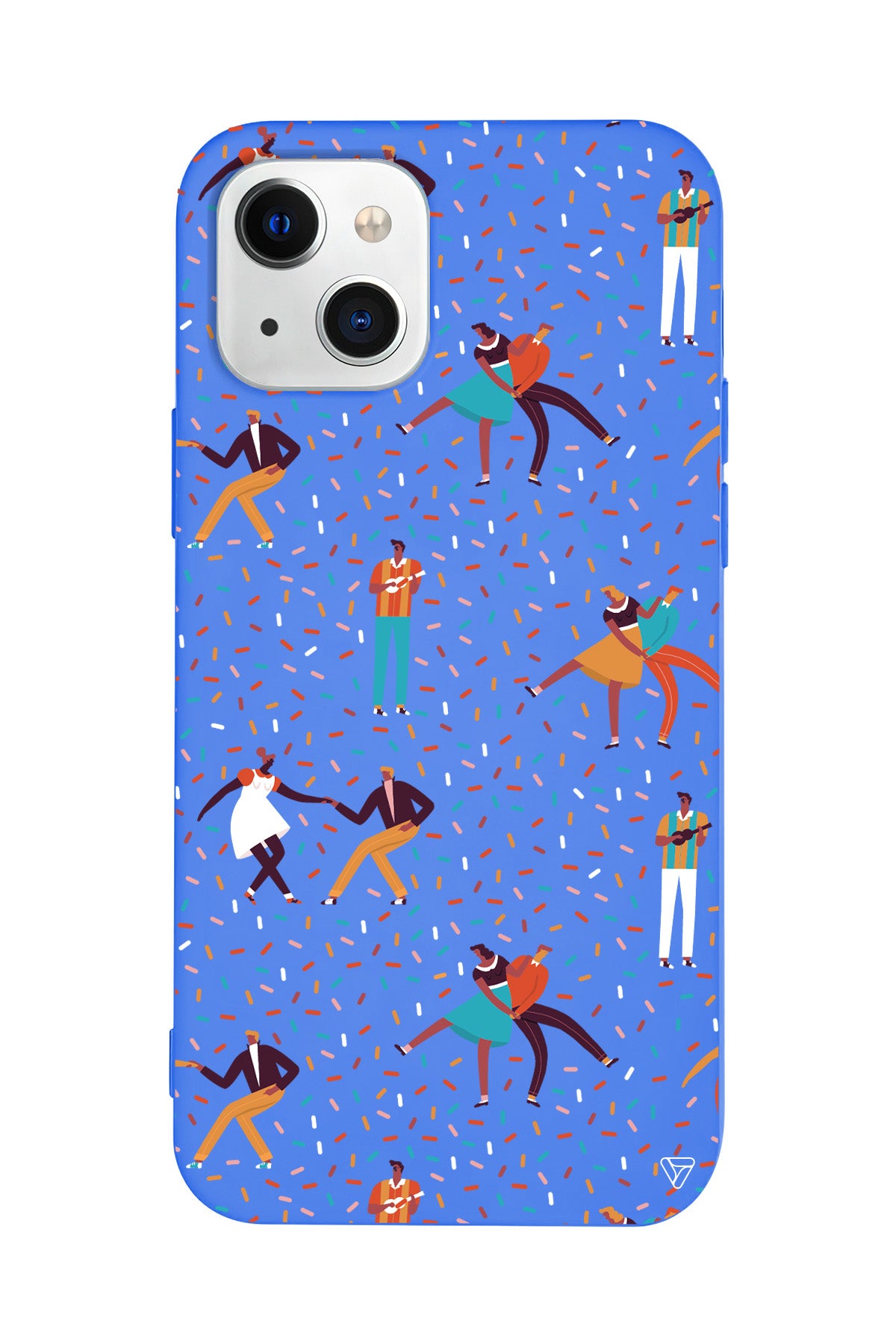 Dans ve İnsanlar Lansman Model İçi Kadife Silikon Telefon Kılıfı