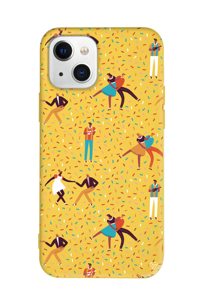 Dans ve İnsanlar Lansman Model İçi Kadife Silikon Telefon Kılıfı – Plus Serisine Özel